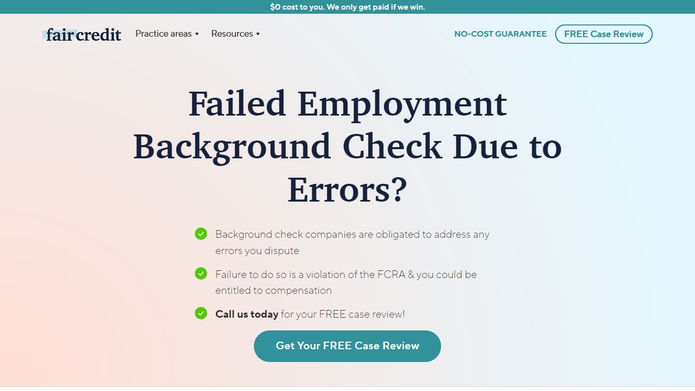 Failed Background Check After Job Offer (Due To Errors)?